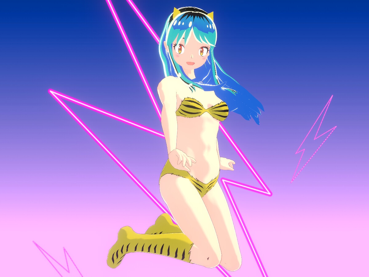 【VRM 同人作品】う○星やつら ラム