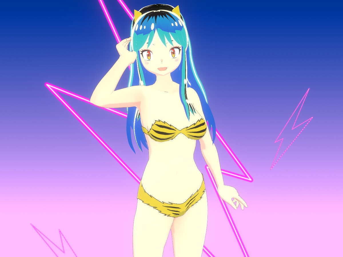 【VRM 同人作品】う○星やつら ラム