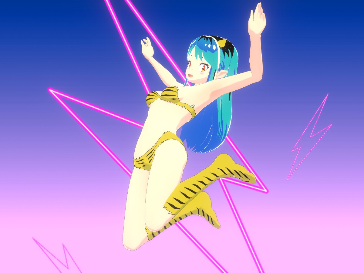 【VRM 同人作品】う○星やつら ラム