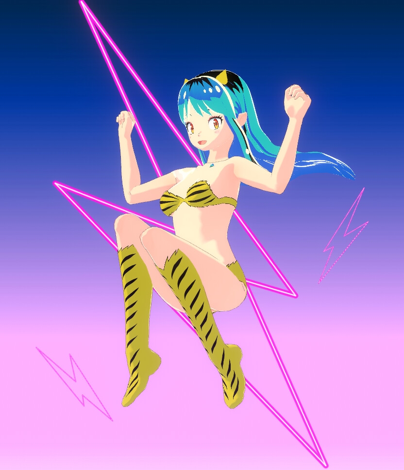 【VRM 同人作品】う○星やつら ラム