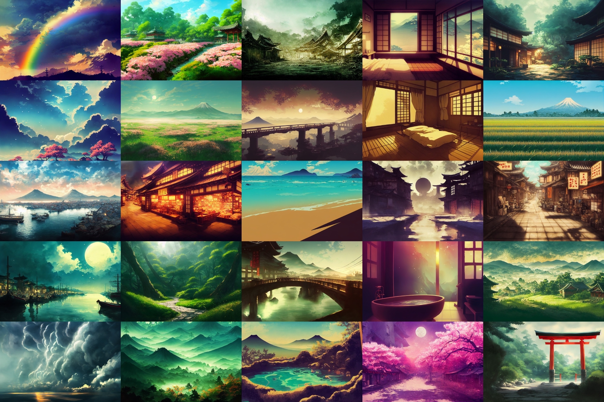 【日本、和風系背景】著作権フリーの高解像度画像(100枚)