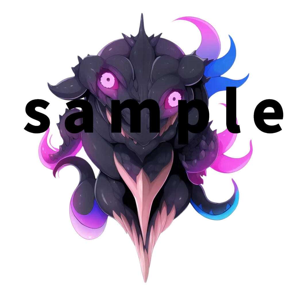 【1024×1024サイズ】モンスター素材集part2「透過PNG 合計43枚」