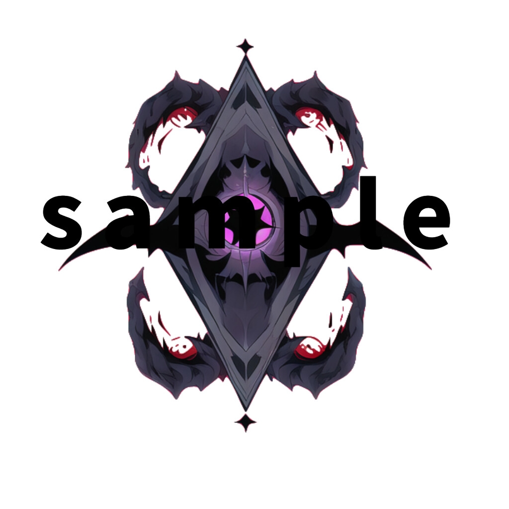 【1024×1024サイズ】邪悪生物素材集part1「透過PNG 合計41枚」