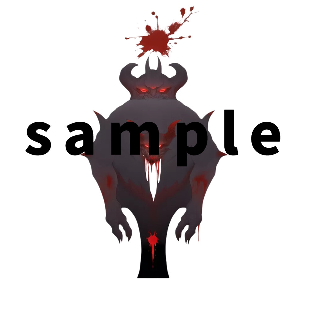 【1024×1024サイズ】邪悪生物素材集part1「透過PNG 合計41枚」