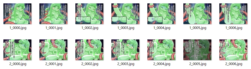 触手に捕まってしまったスライム娘が苗床になるまで観察するお話