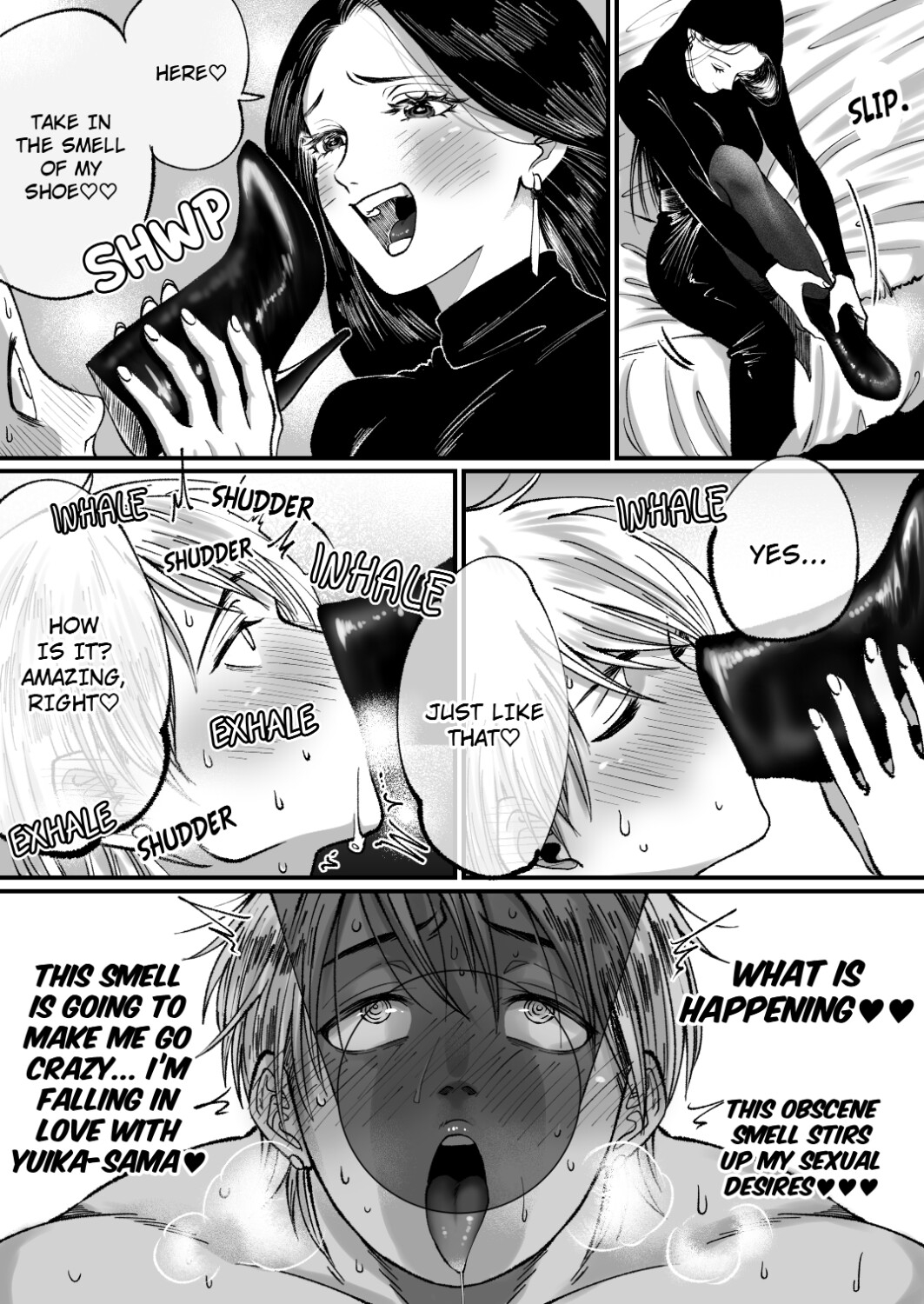 I'm handsome maccho men, but because of my small penis I was turned into a masochist with a shoe fetish