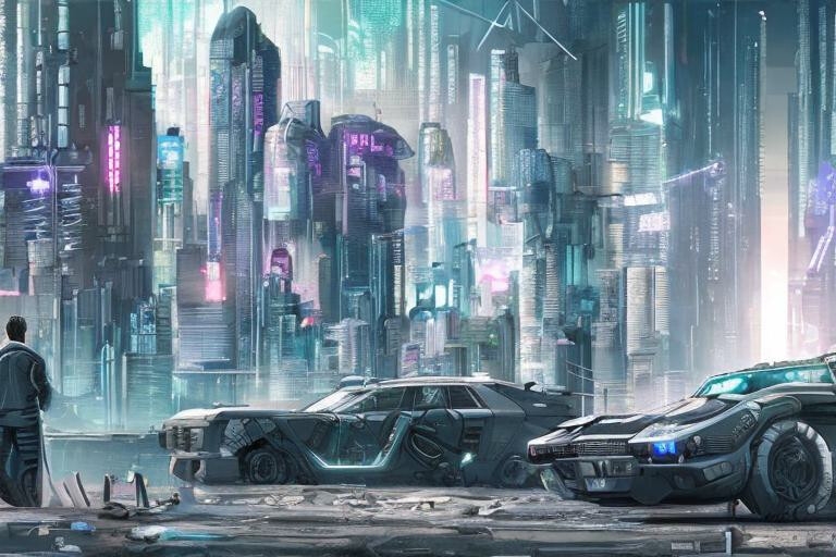 背景素材集「サイバーパンク」- 退廃的未来都市 -