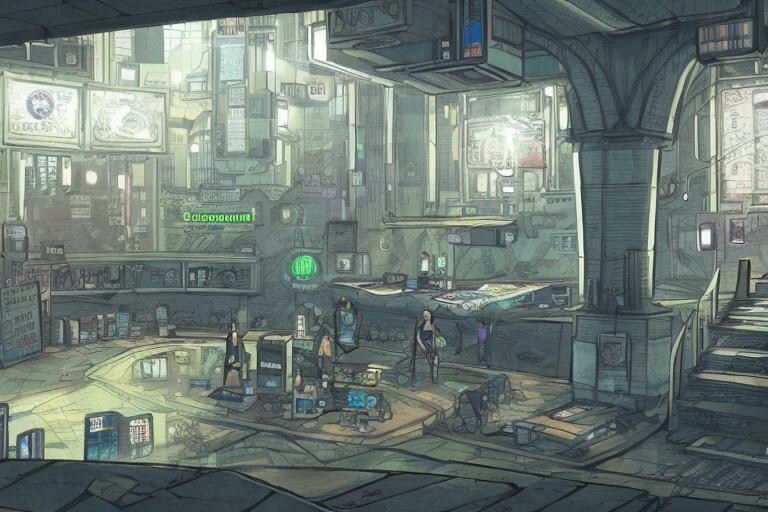 背景素材集「サイバーパンク」- 退廃的未来都市 -