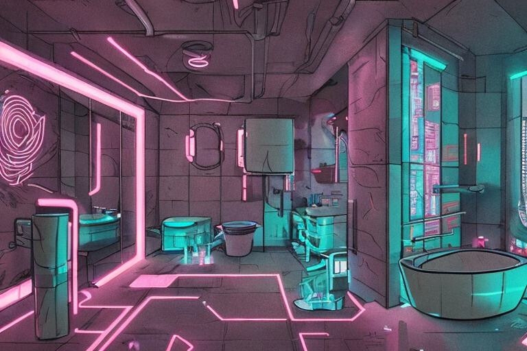 背景素材集「サイバーパンク」- 退廃的未来都市 -