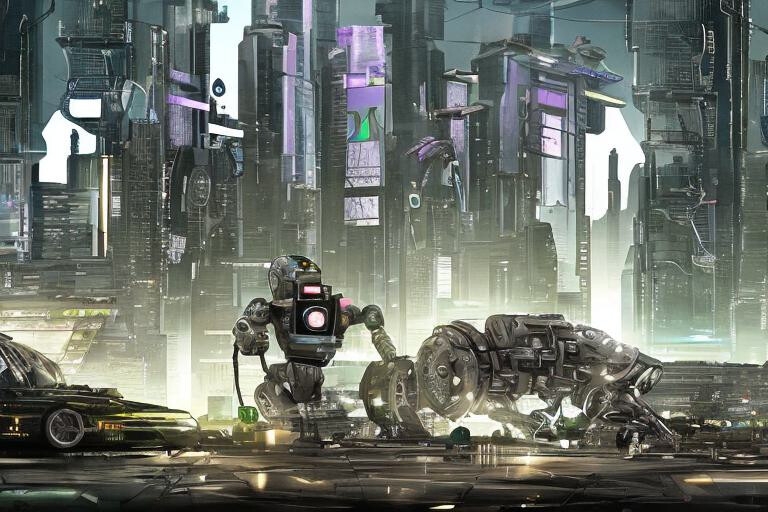 背景素材集「サイバーパンク」- 退廃的未来都市 -