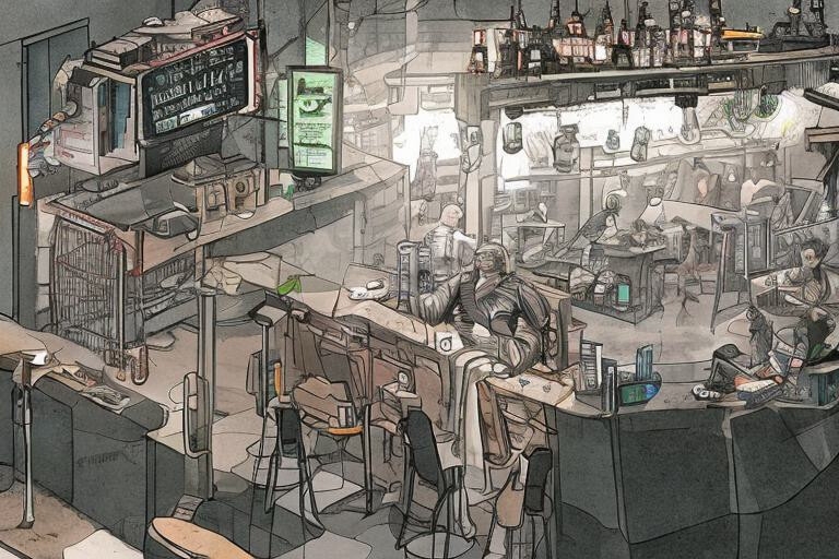 背景素材集「サイバーパンク」- 退廃的未来都市 -