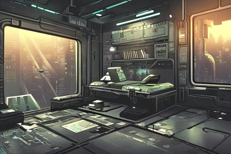 背景素材集「サイバーパンク」- 退廃的未来都市 -