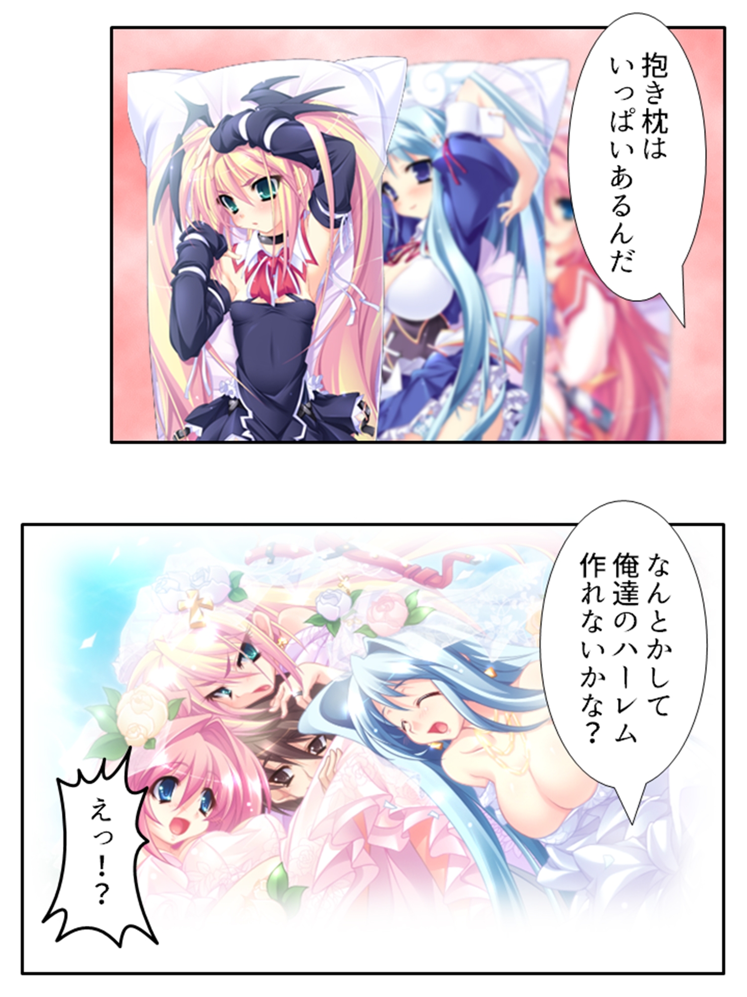 俺の彼女は抱き枕!? 次元を超えた推し愛ハーレム 2巻