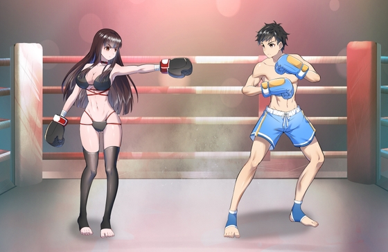 体育祭男女対抗戦 ボクシング部のエースVSおっとり系アイドル女子