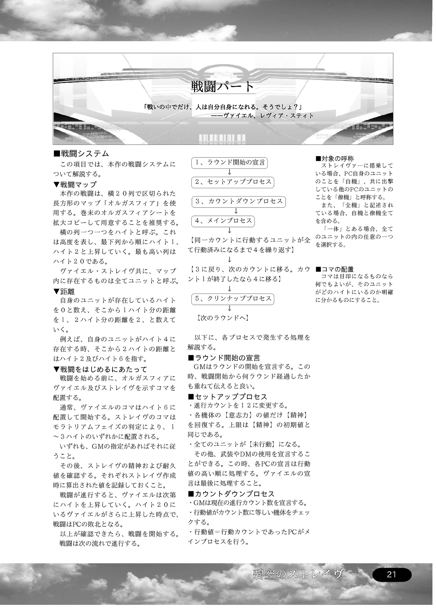 ジュブナイルロボットアクションTRPG 碧空のストレイヴ