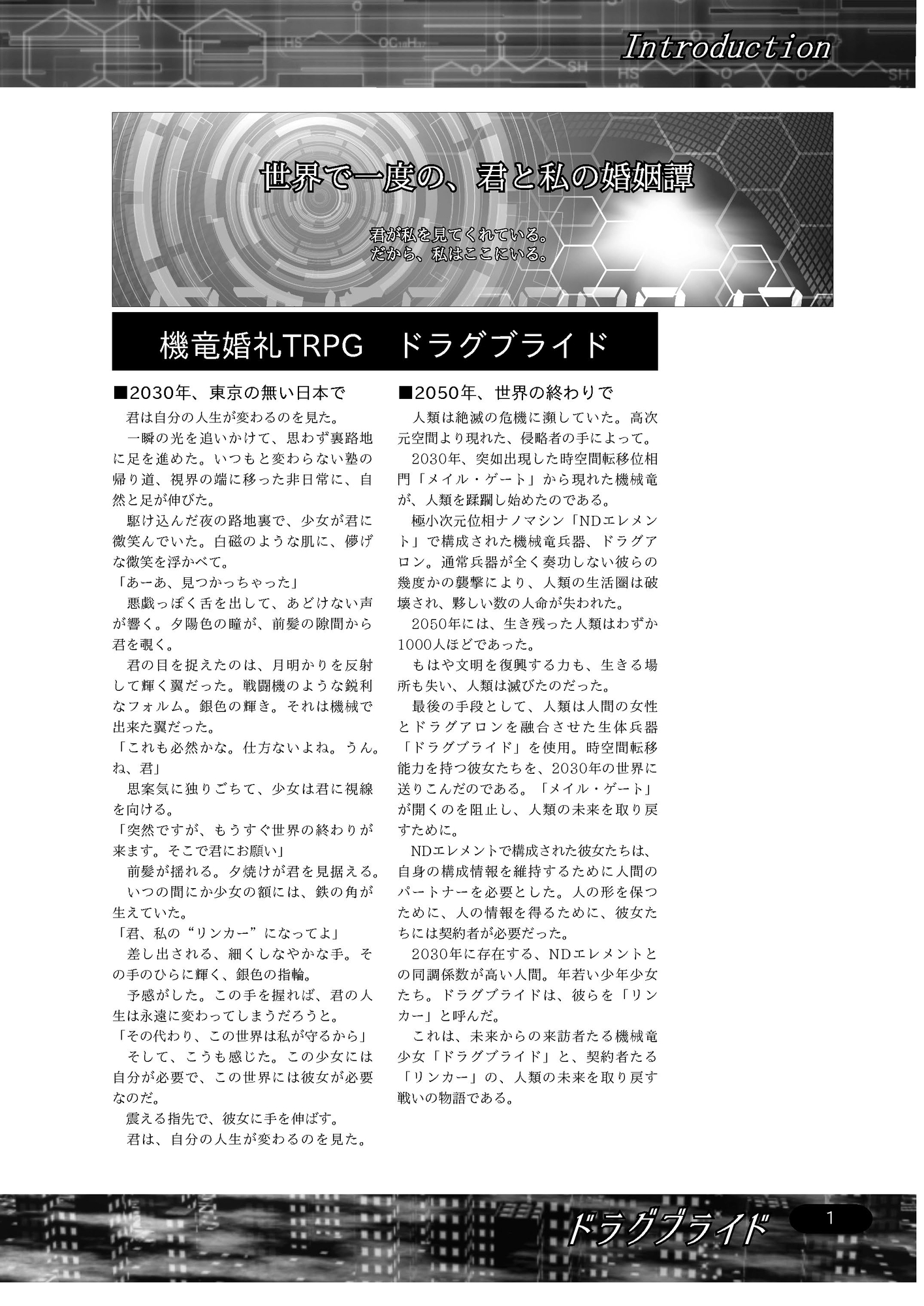 機竜婚礼TRPG ドラグブライド