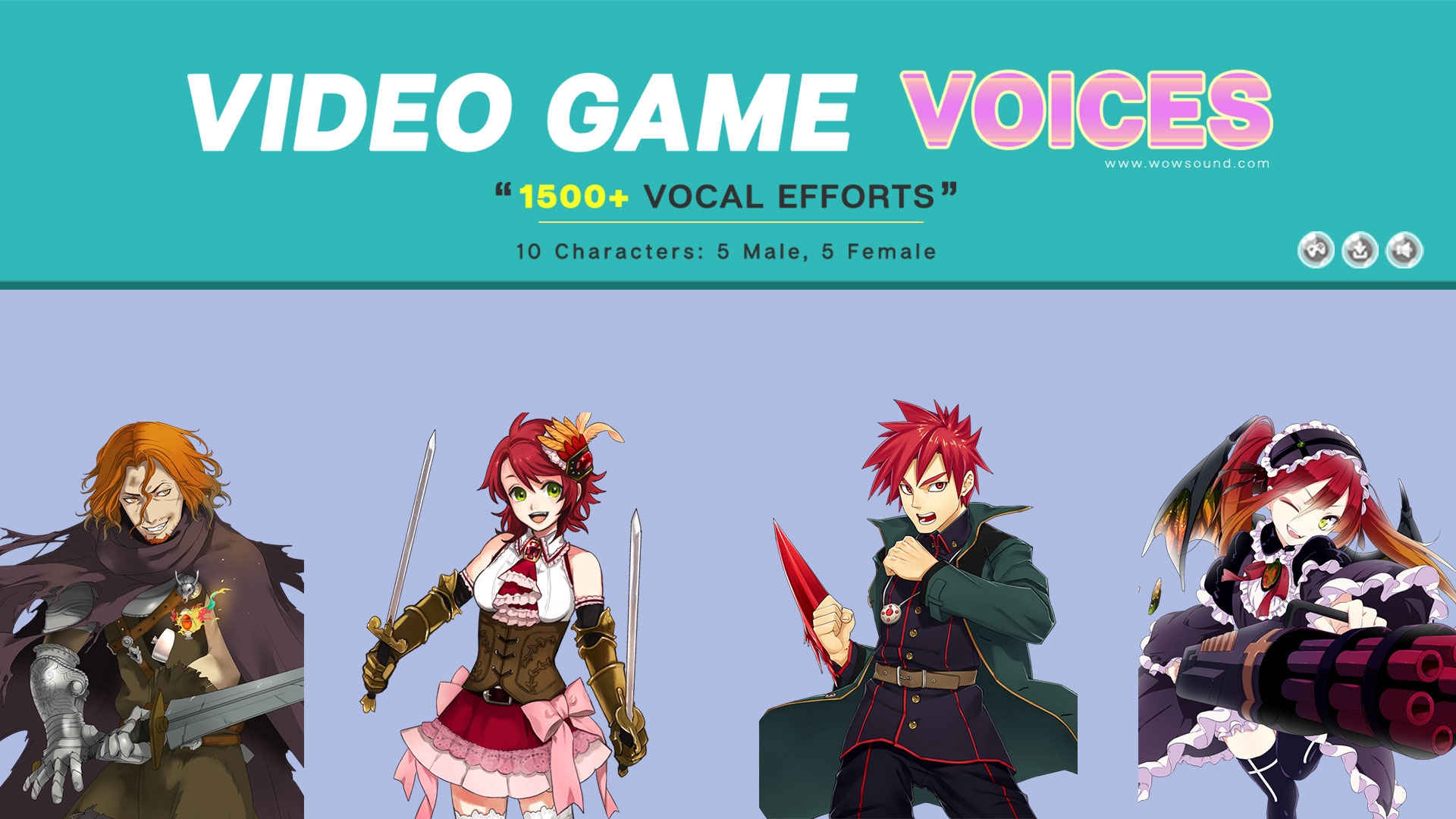 【ボイス素材】Video Game Voices Sound Effects