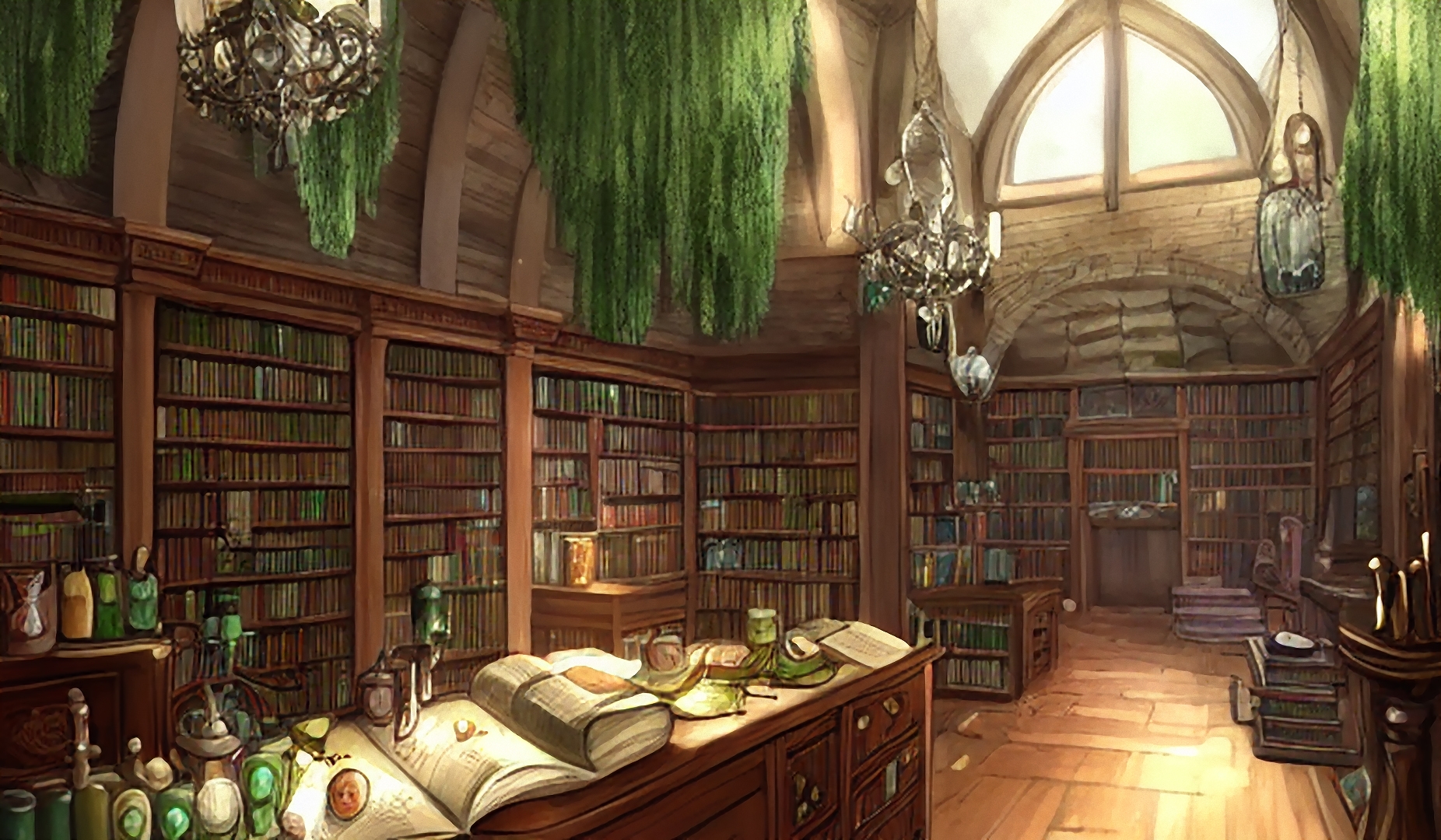 著作権フリー背景美術素材集 : BGArt 12 「幻想世界HD-I」 都市や村