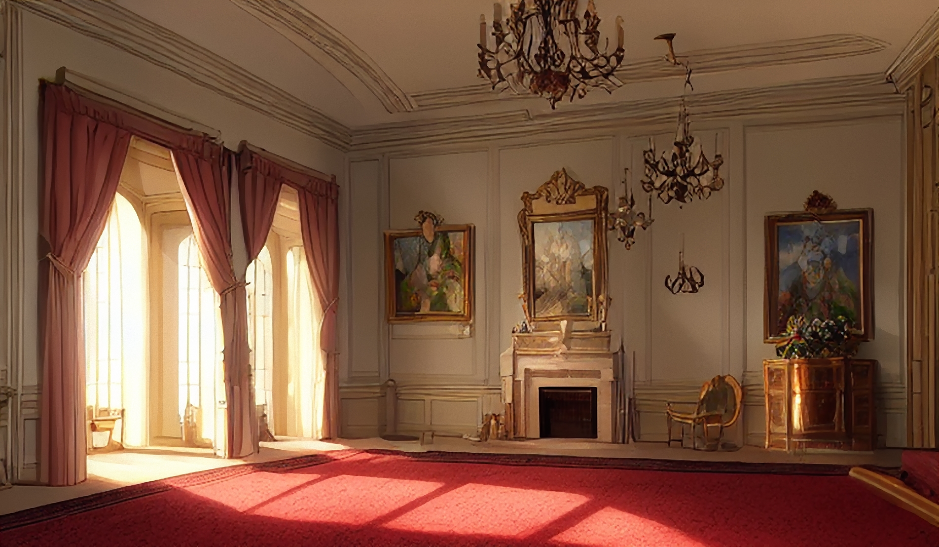 著作権フリー背景美術素材集 : BGArt 12 「幻想世界HD-I」 都市や村