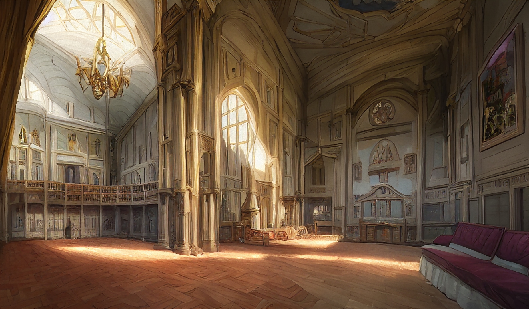 著作権フリー背景美術素材集 : BGArt 12 「幻想世界HD-I」 都市や村