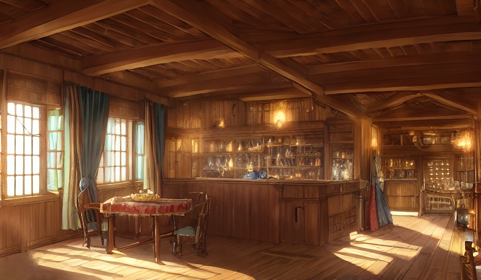 著作権フリー背景美術素材集 : BGArt 12 「幻想世界HD-I」 都市や村