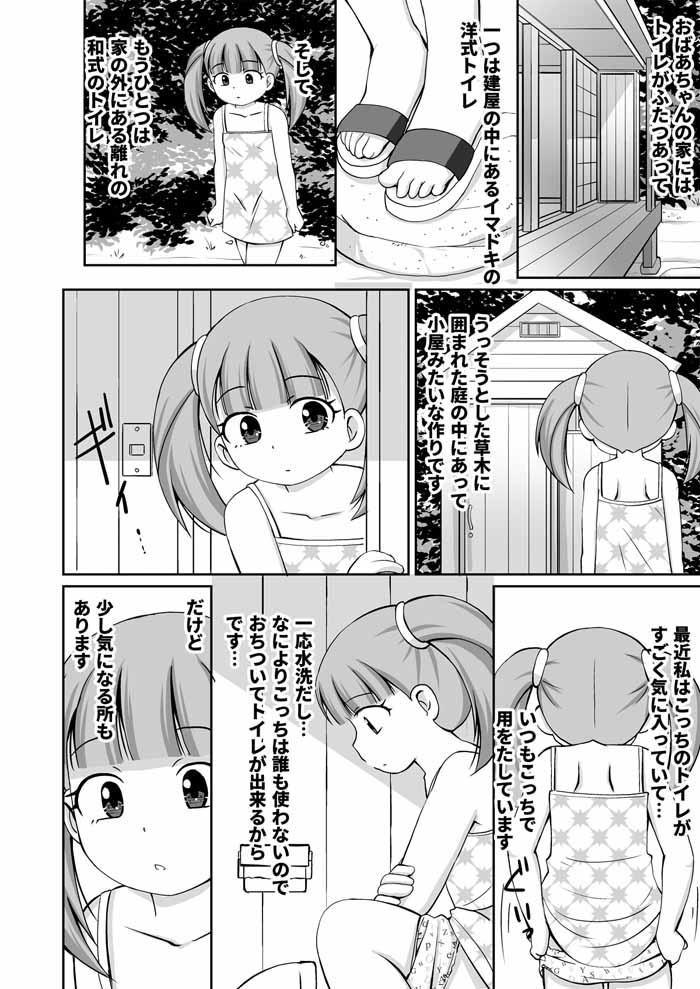 おばあちゃんちの古トイレ