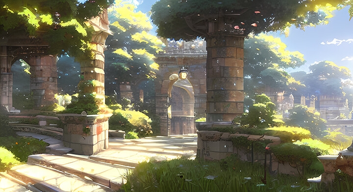 著作権フリー 「ファンタジー東洋の都市風景」 (314枚)