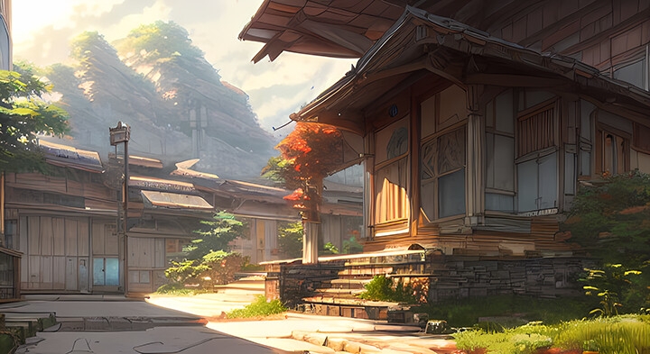 著作権フリー 「ファンタジー東洋の都市風景」 (314枚)