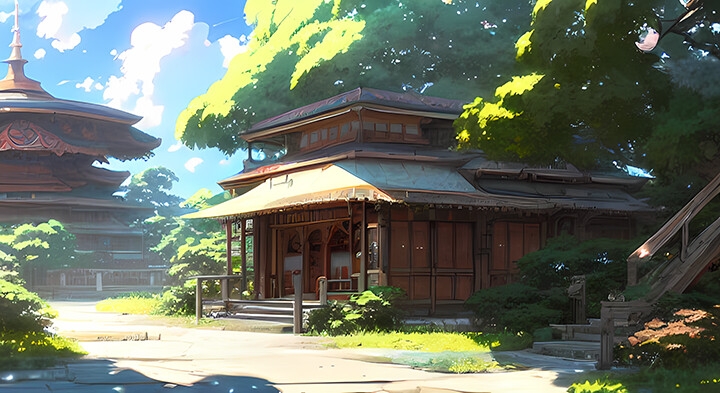 著作権フリー 「ファンタジー東洋の都市風景」 (314枚)