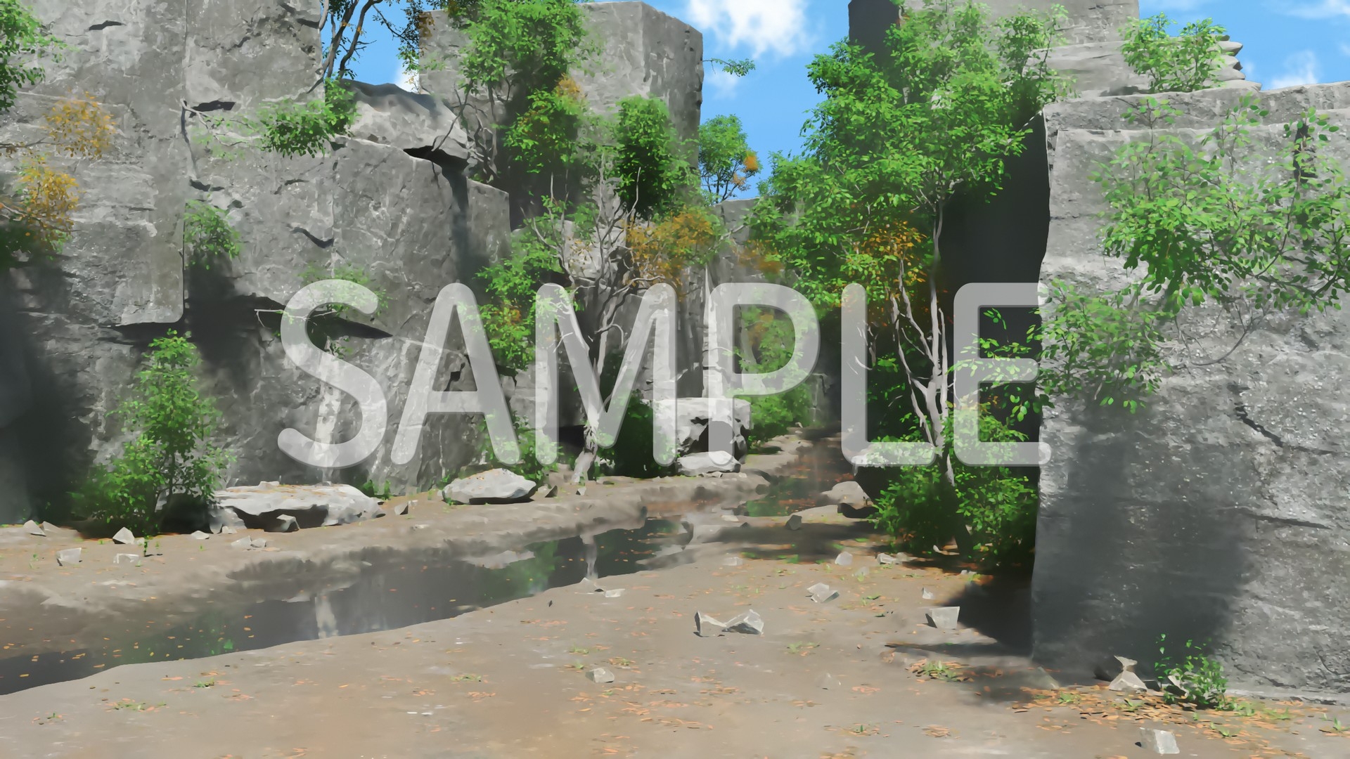 CG背景素材集 川