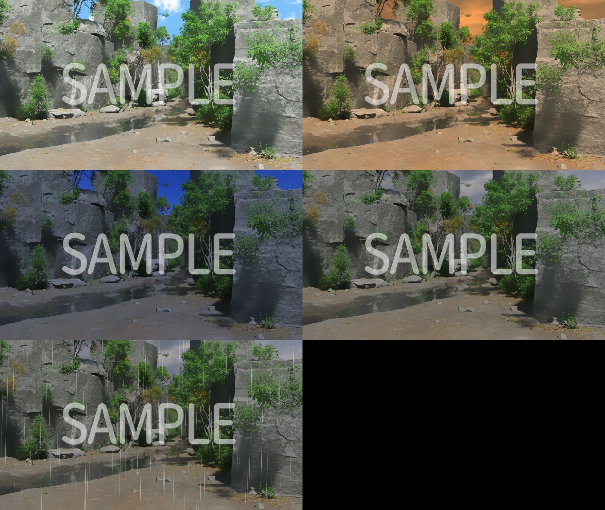 CG背景素材集 川