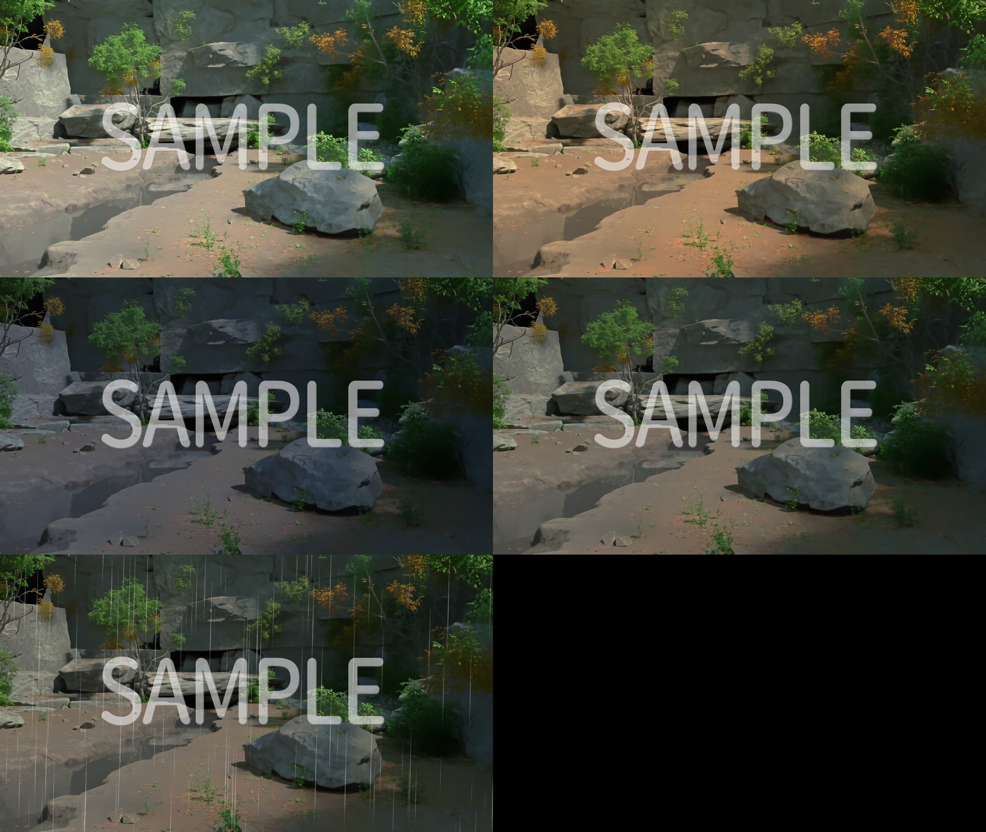 CG背景素材集 川