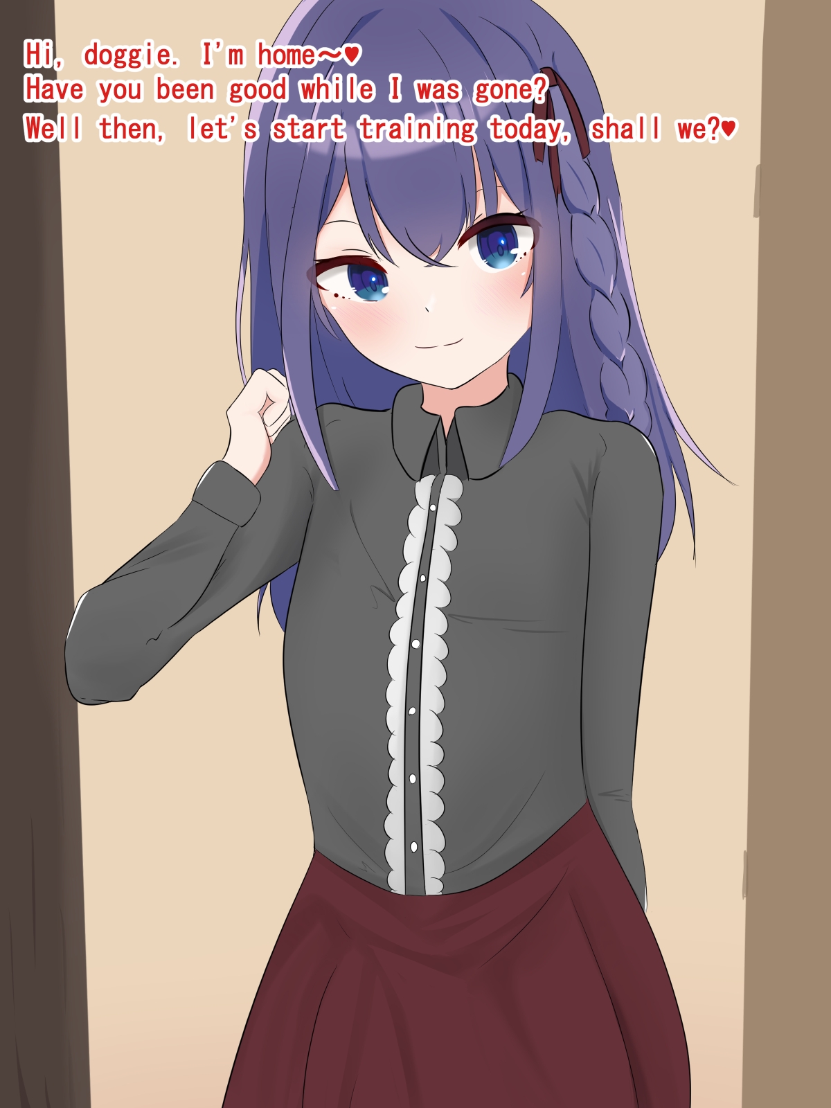 Being raped as a slave by a dominant Trap - Master's scent torture