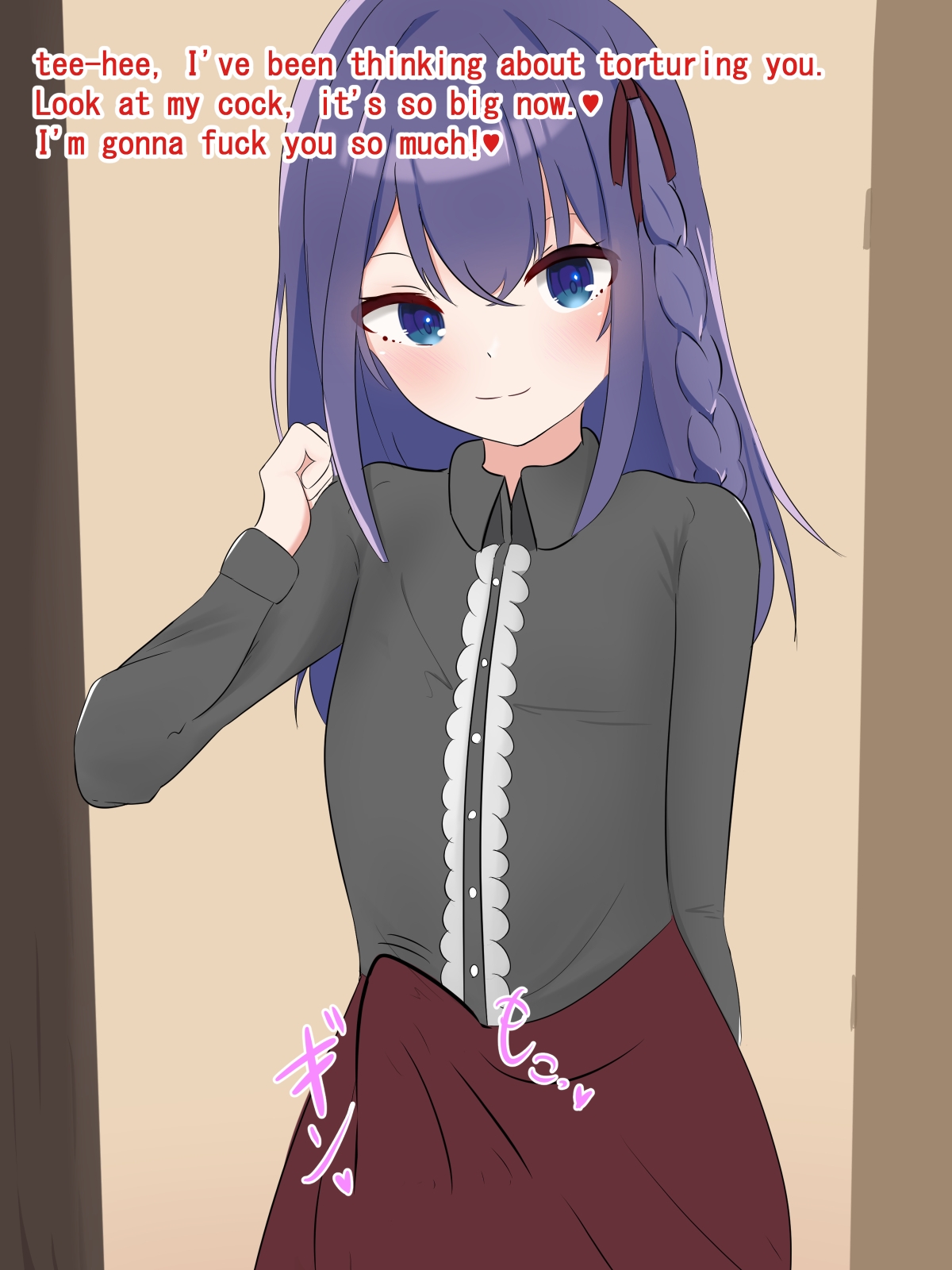 Being raped as a slave by a dominant Trap - Master's scent torture