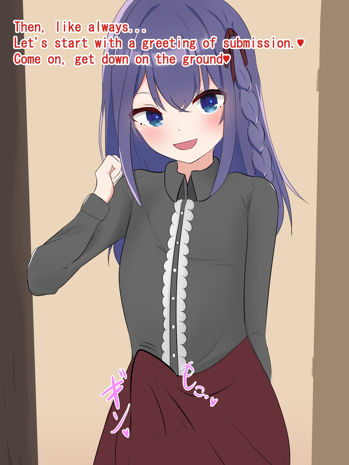 Being raped as a slave by a dominant Trap - Master's scent torture