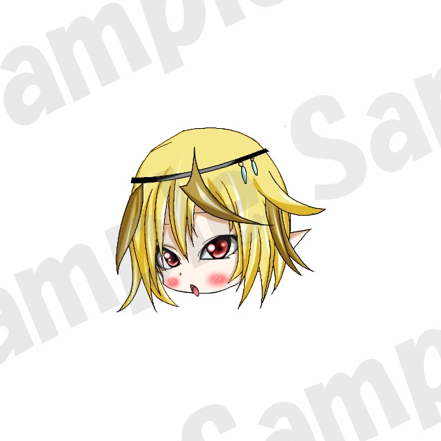 キャラクター:戦士1のゆっくり風頭グラフィック