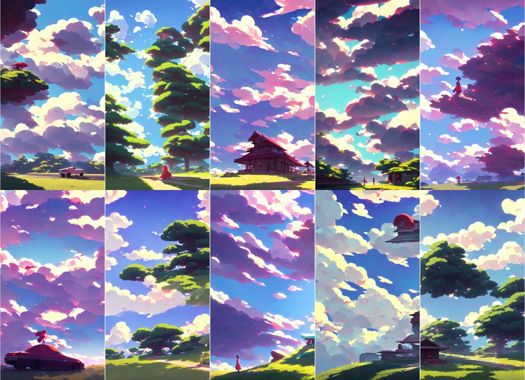 著作権フリー 「空の背景(縦)」 (27枚)