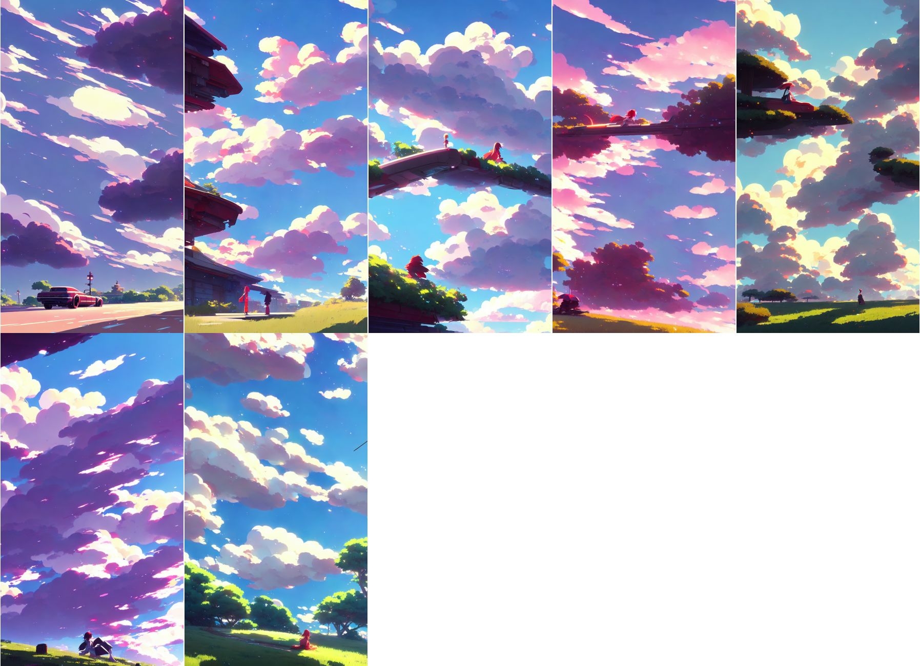 著作権フリー 「空の背景(縦)」 (27枚)