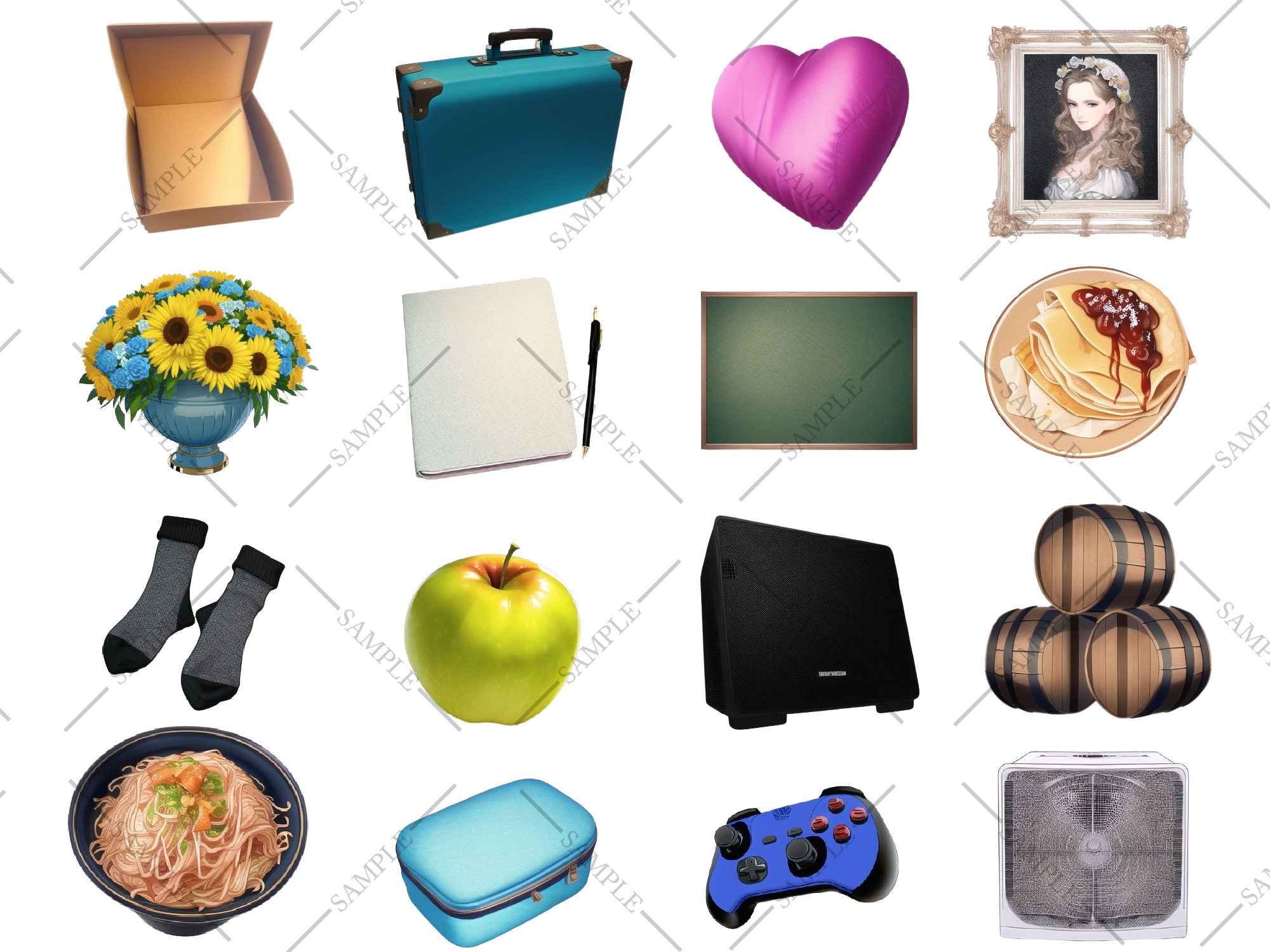 【1920×1080サイズ】シグラルAI素材集『オブジェクト編』