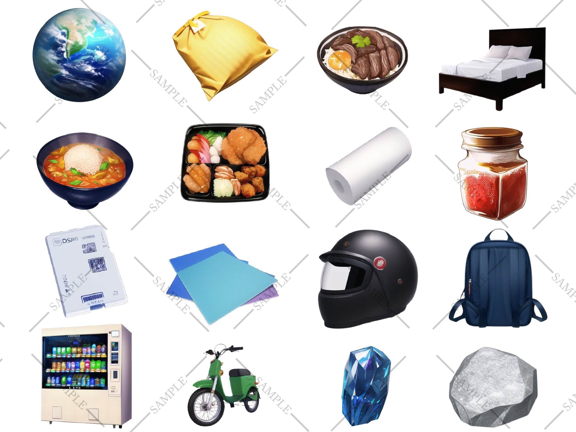 【1920×1080サイズ】シグラルAI素材集『オブジェクト編』