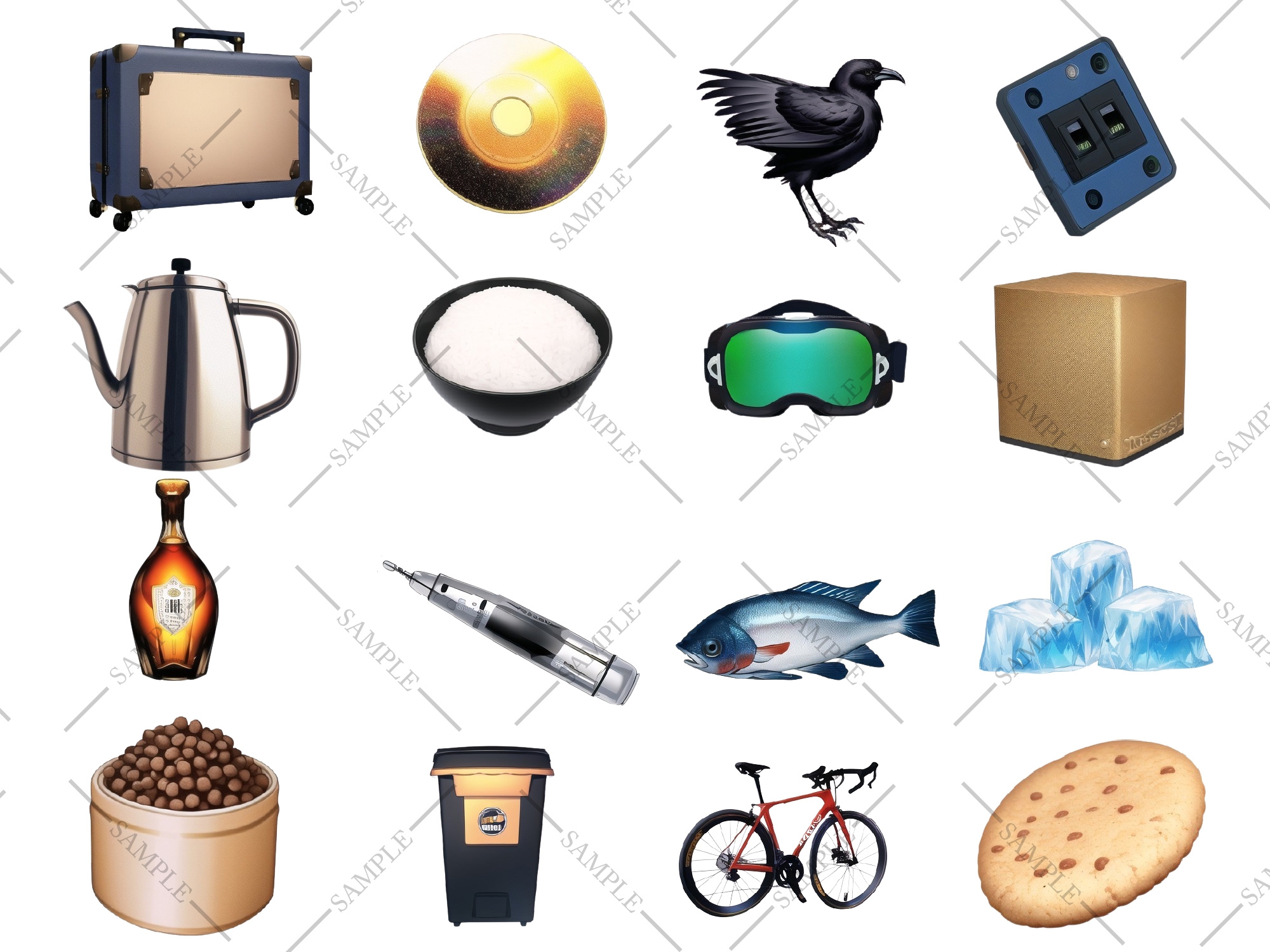 【1920×1080サイズ】シグラルAI素材集『オブジェクト編』