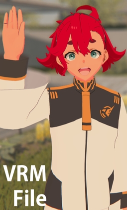 【VRM 同人作品】水〇の魔女 スレッタ・マ〇キュリー