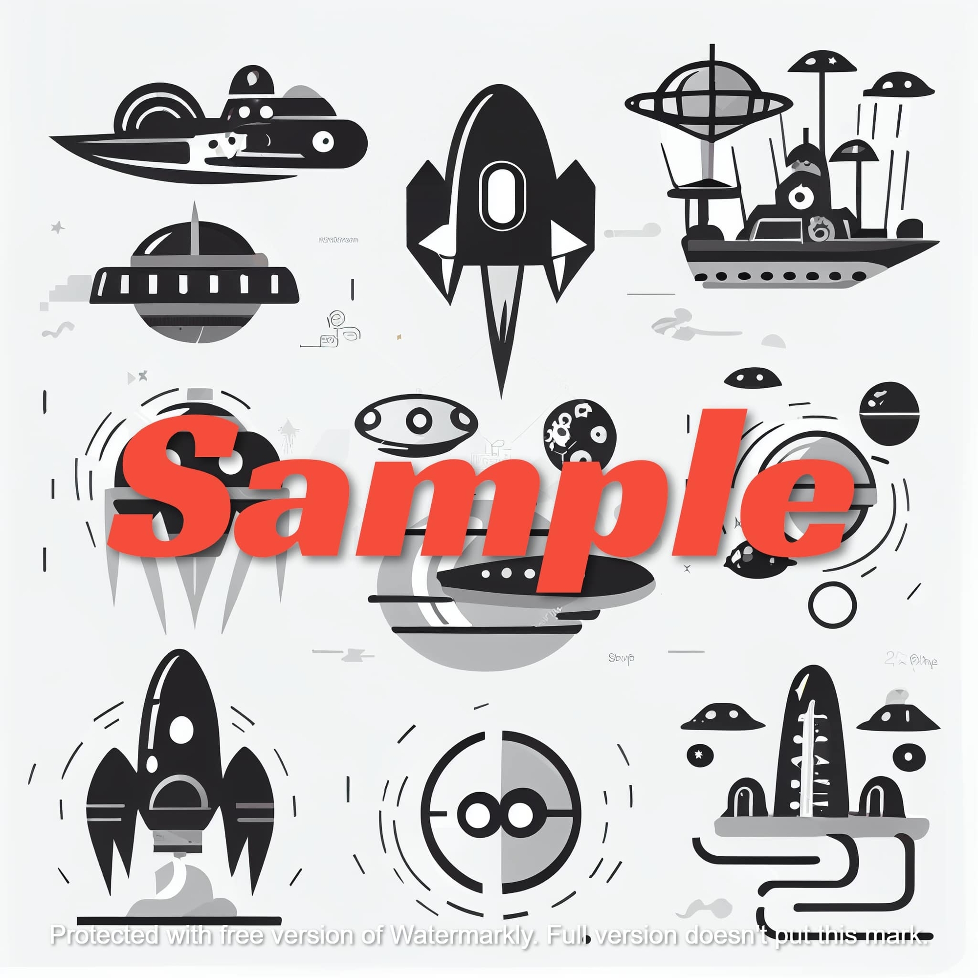 高級アイコン集 SF編