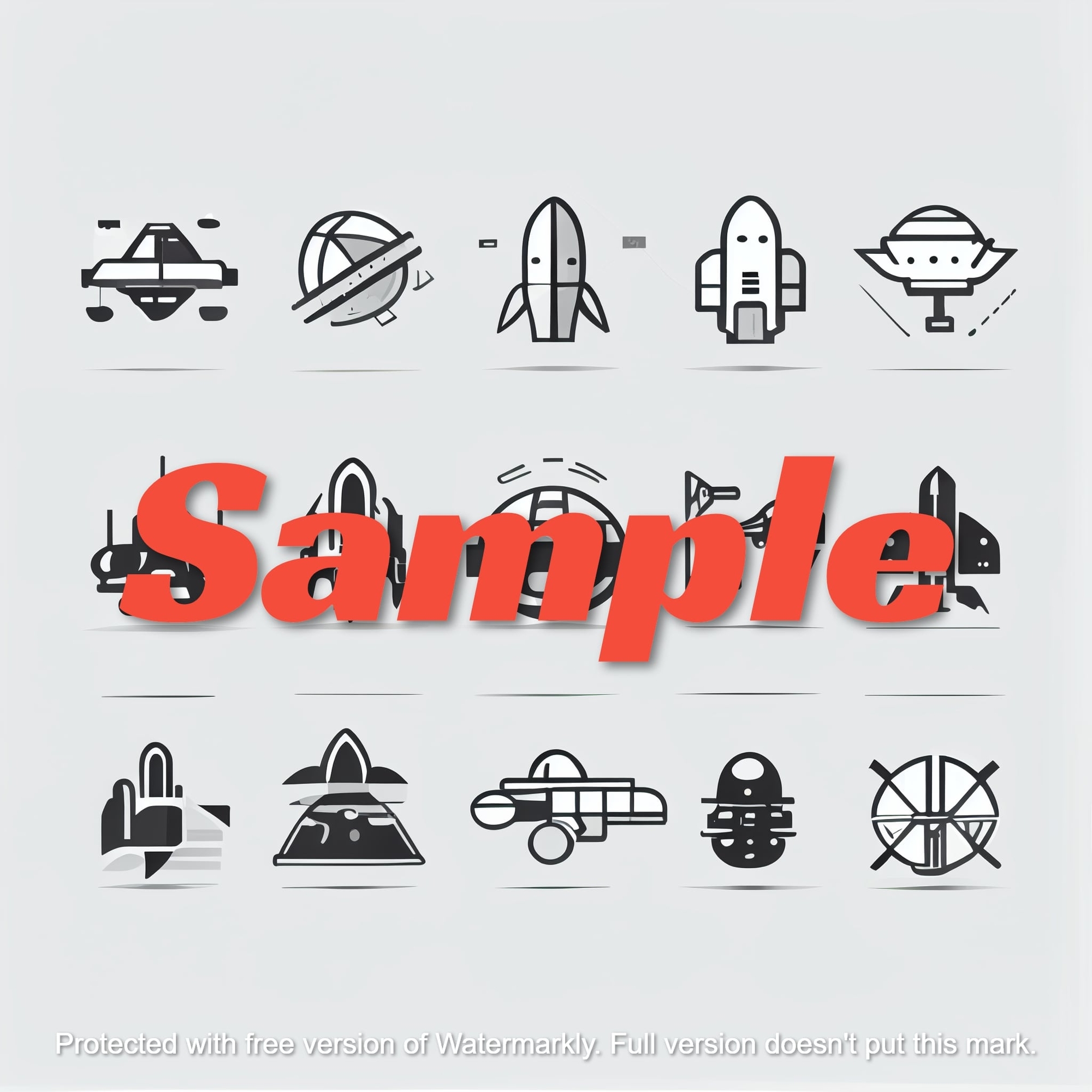 高級アイコン集 SF編