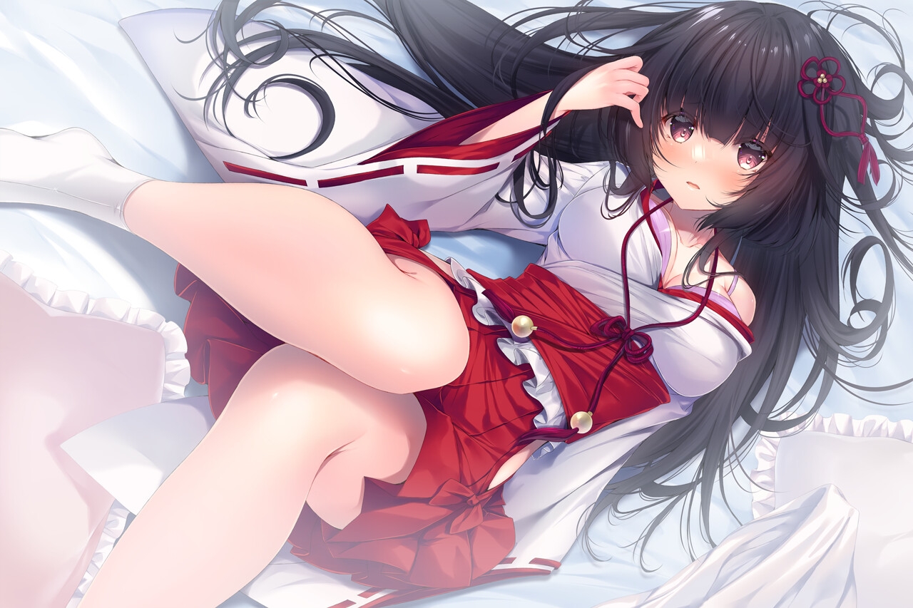 【連続耳舐め】幼なじみの巫女さんと初めてのH【KU100バイノーラル】