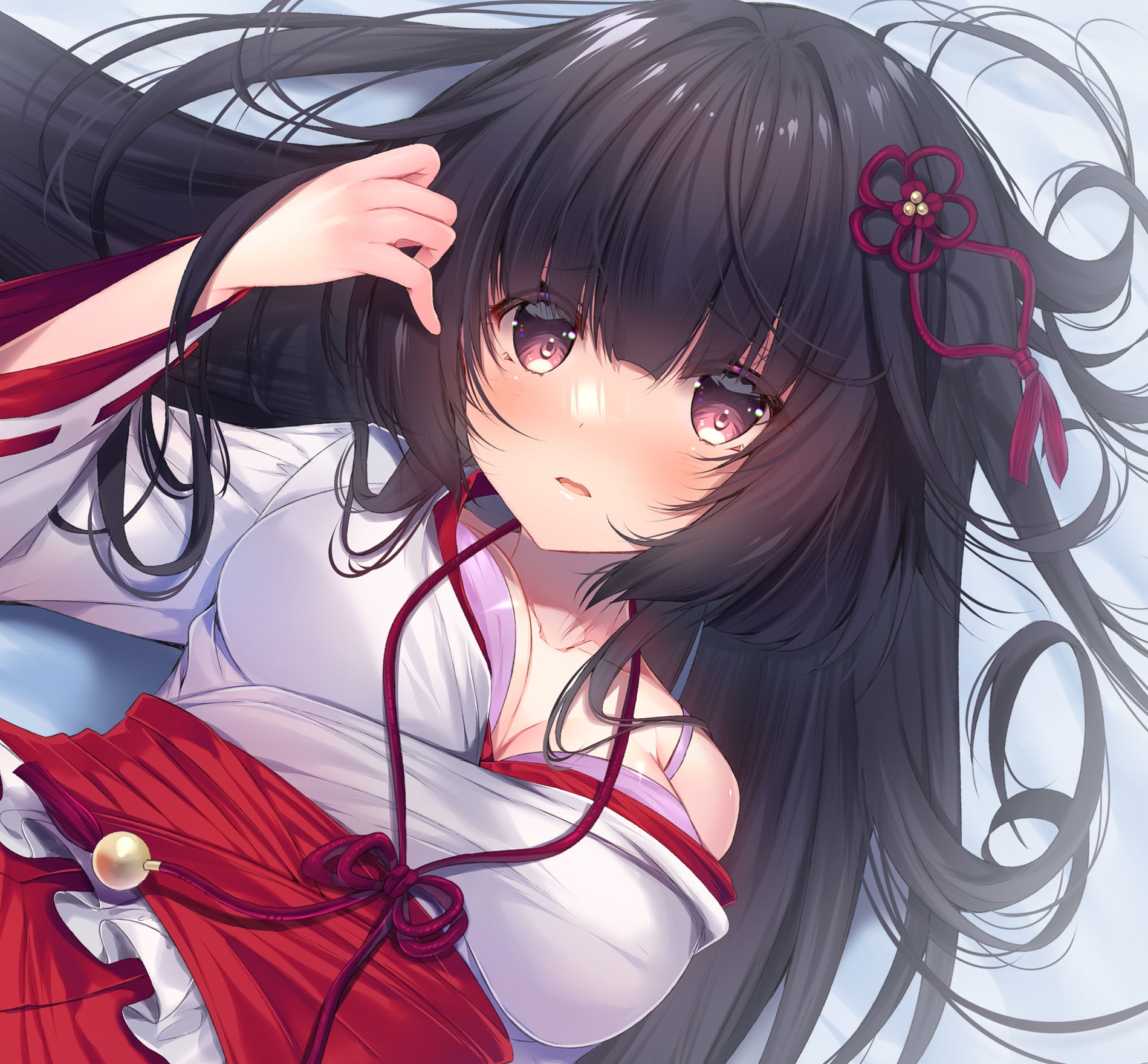 【連続耳舐め】幼なじみの巫女さんと初めてのH【KU100バイノーラル】