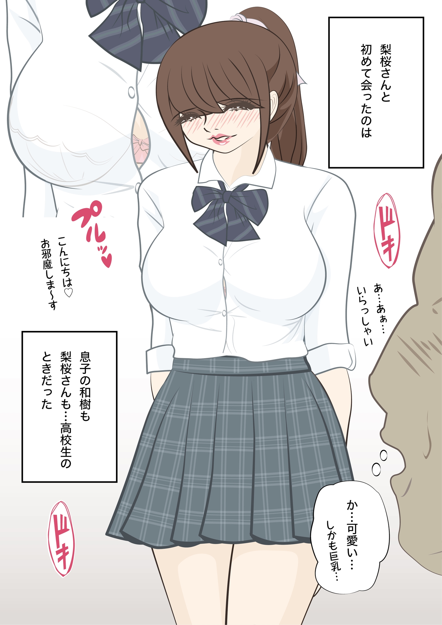 清楚で巨乳で無防備すぎる息子の嫁を孕ませた日から|橘梨桜VOL.1|義父レイプ編