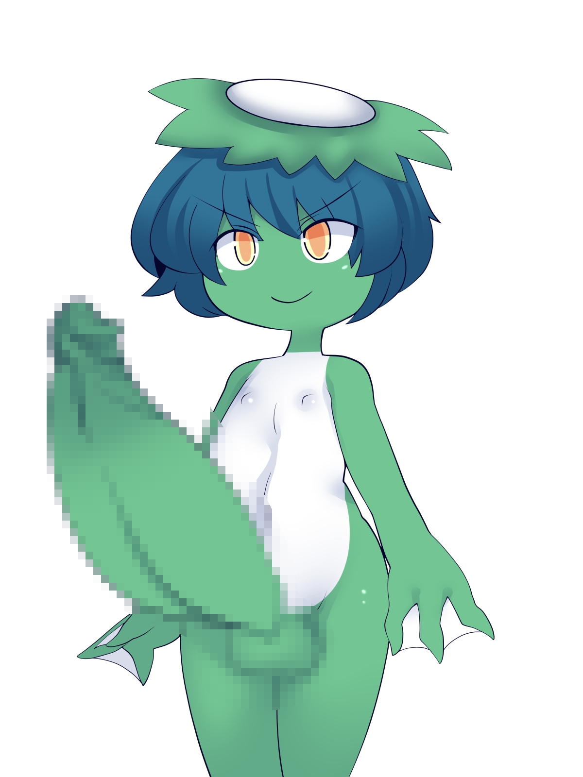 農家と子ガッパ達