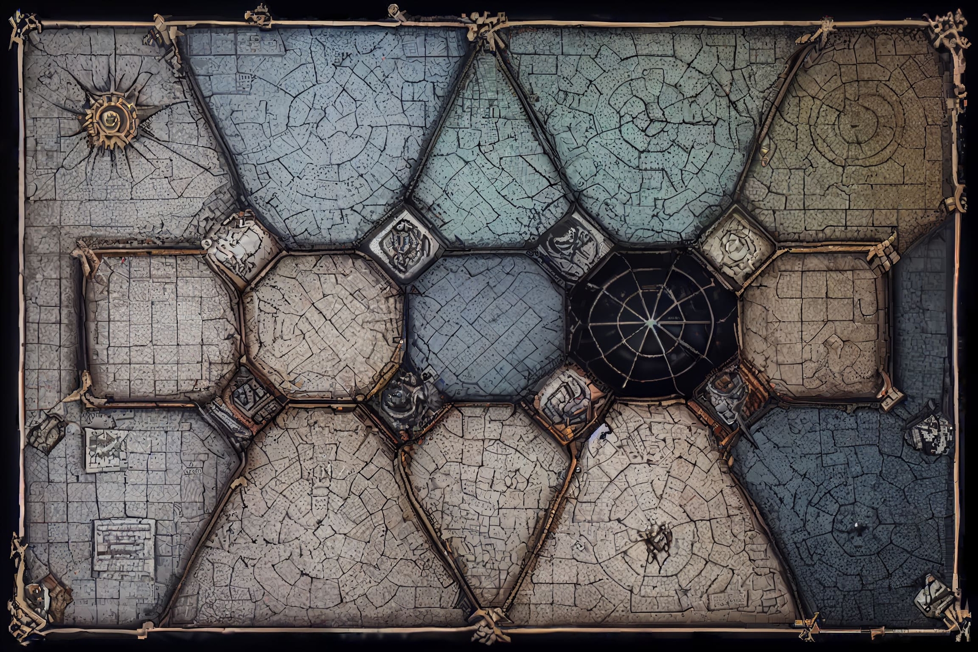 【ダンジョン系の地図やマップ】著作権フリーの高解像度画像(100枚)