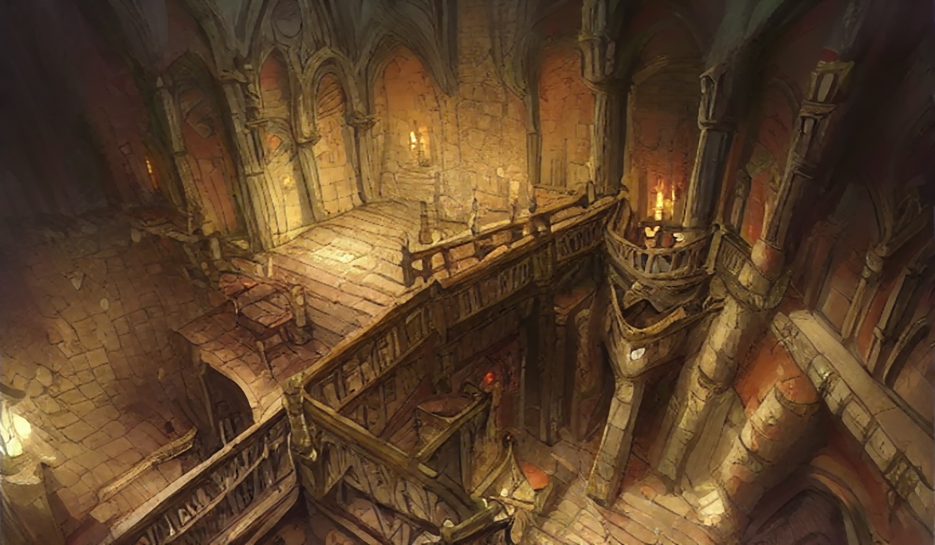 著作権フリー背景美術素材集 : BGArt 13 「幻想世界HD-II」 ダンジョン